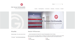 Desktop Screenshot of gerauer.de